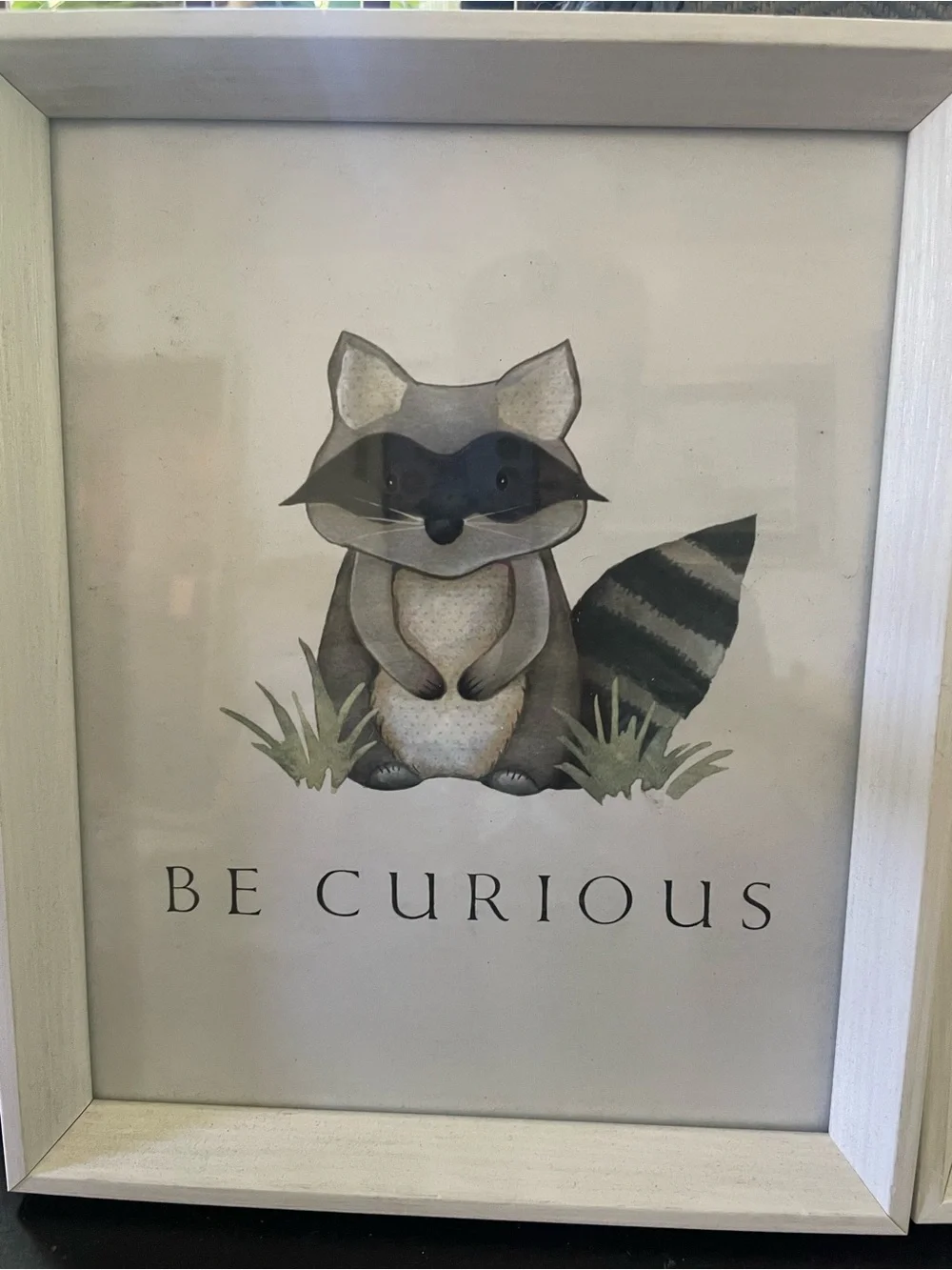 Be Clever / Be Kind Woodland Framed Prints in White